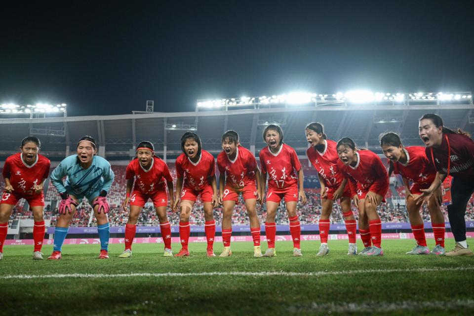 委内瑞拉队大胜刚果队，挺进女足四强