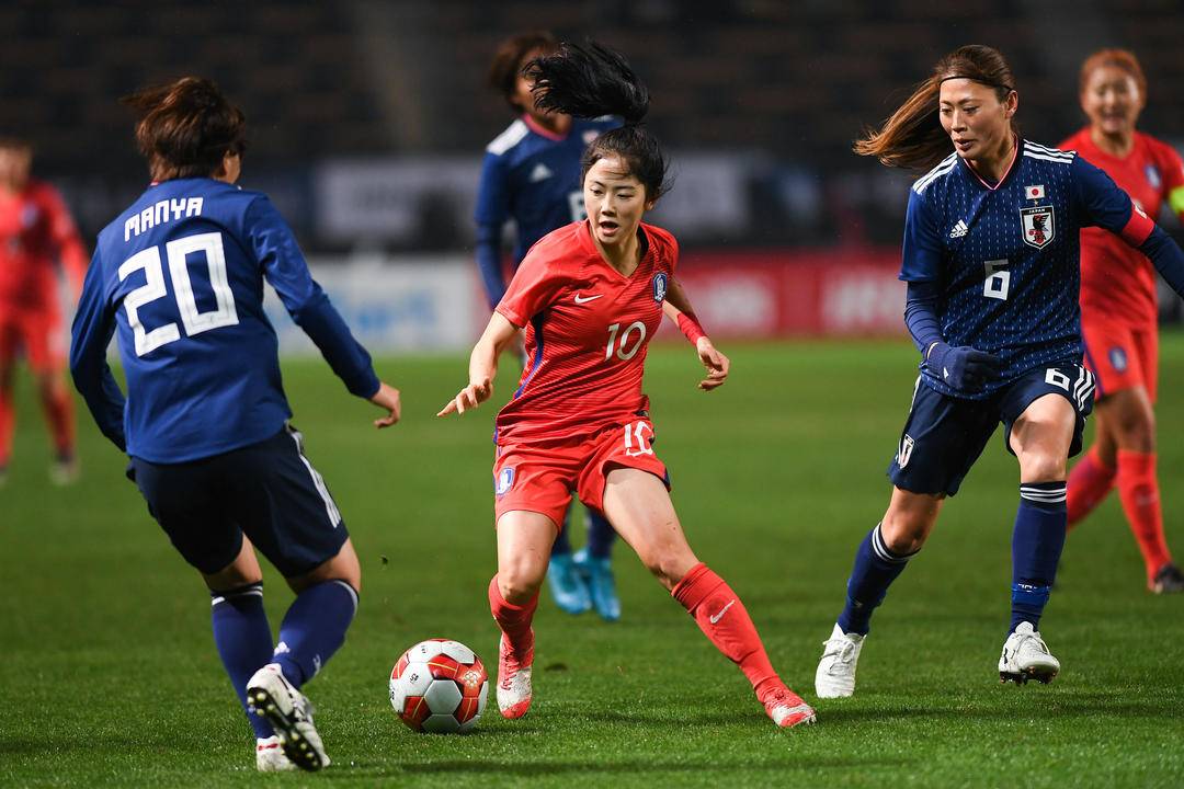 韩国女足备战奥运会，全队备战热情高昂