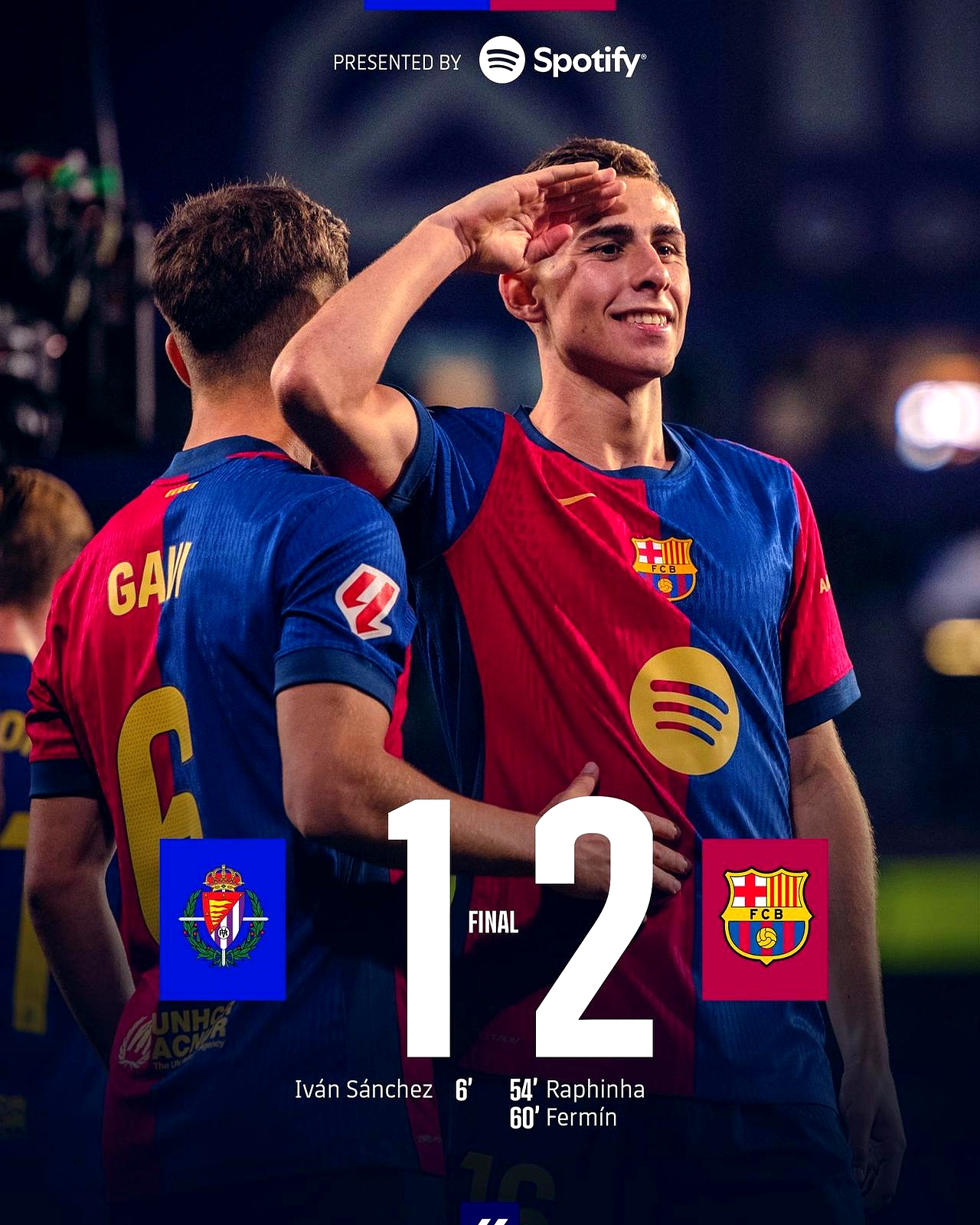 巴伦西亚主场击败巴拉多利德，保持前进步伐