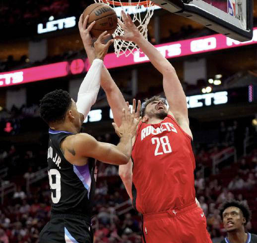 火箭队大胜爵士队,取得七连胜 火箭队大胜爵士队,取得七连胜